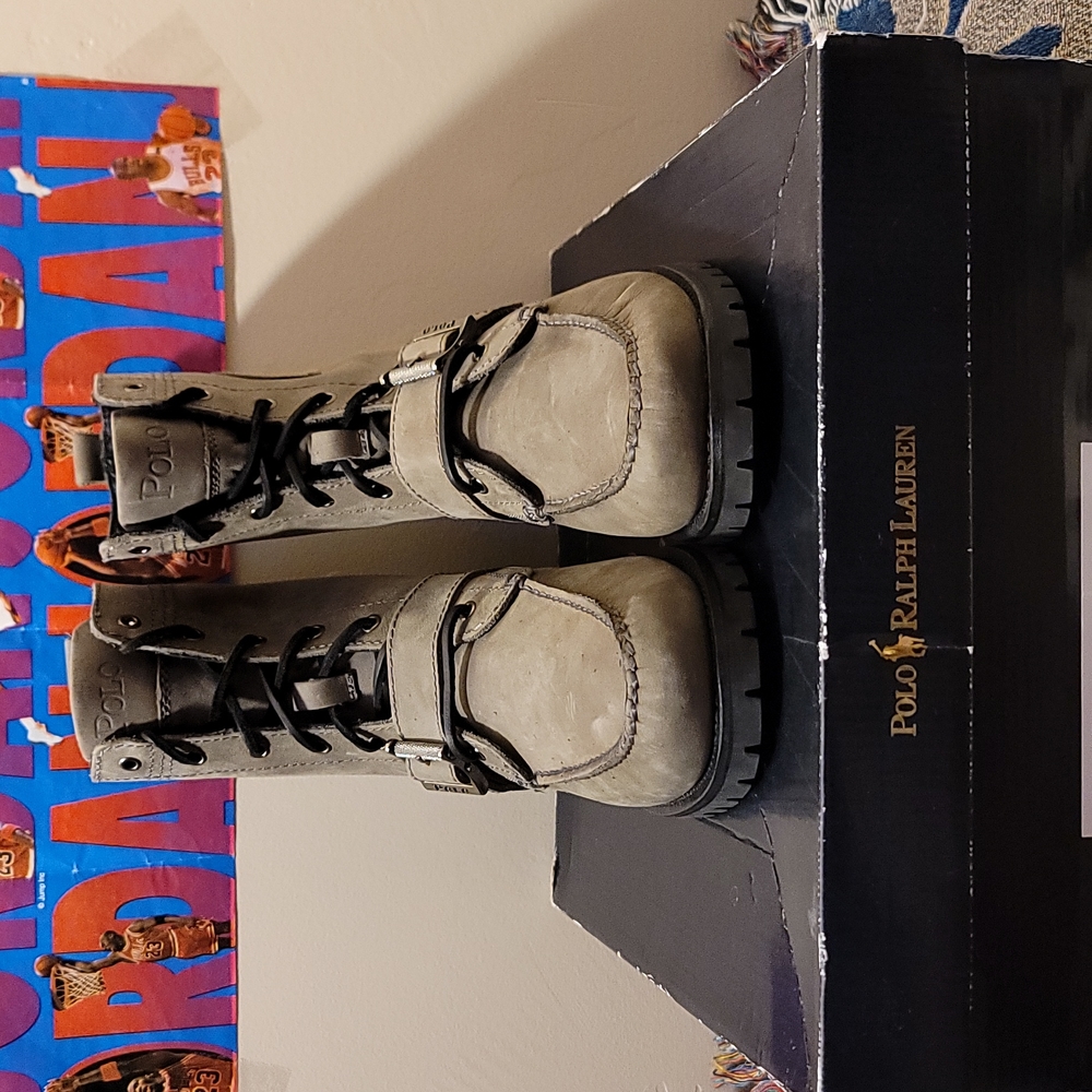 Ralph Lauren Ranger Boot Nuebuck, Mens Size 10